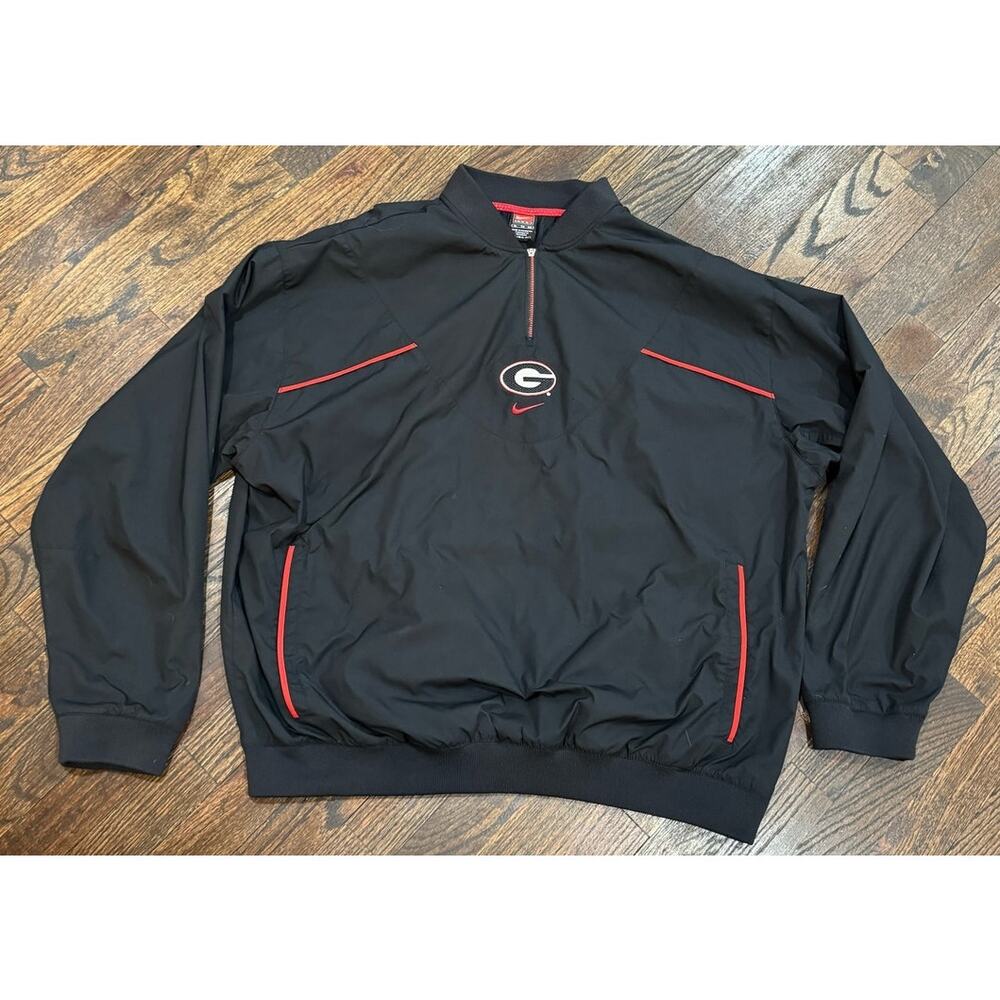 VTG 90s Nike Windbreaker Georgia Bulldogs Jacket Men's Size XL Center Swoosh